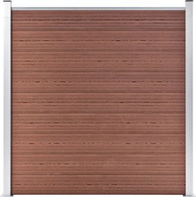 vidaXL Πάνελ Περίφραξης Καφέ 1737 x 186 εκ. από WPC