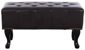 ΤΑΜΠΟΥΡΕ ΥΠΟΠΟΔΙΟ T.CHESTERFIELD EMMA HM226.01 PU 80x44x39Y εκ.ΣΚ.ΚΑΦΕ