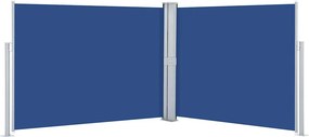 vidaXL Σκίαστρο Πλαϊνό Συρόμενο Μπλε 140 x 1000 εκ.