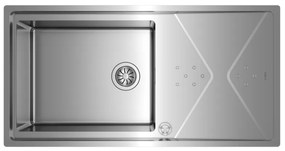 TEKA BROOKLYN 60 M-XP 1B 1D PLUS  Ένθετος Ανοξείδωτος Νεροχύτης Γυαλισμένο φινίρισμα Μ98.4xΠ50.4εκ