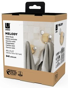 Umbra Melody κρεμάστρα απο ξύλο/μέταλλο 12Χ8X13εκ.1019564-392