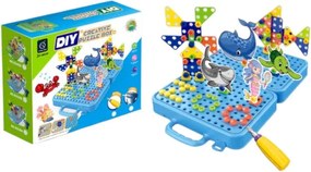 Σετ κατασκευών DIY με εργαλεία - 183pcs - 9958A - 917492