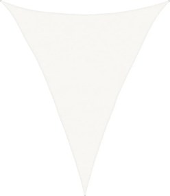 vidaXL Πανί Σκίασης Λευκό 4 x 5 x 5 μ. από HDPE 160 γρ./μ²