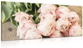Εικόνα ρομαντικό μπουκέτο λουλούδια - 120x60
