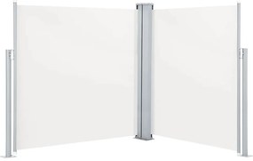 vidaXL Σκίαστρο Πλαϊνό Συρόμενο Κρεμ 140 x 600 εκ.