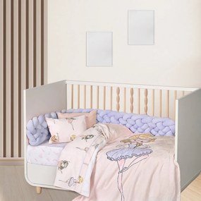 Κουβέρτα Βρεφική 4913 Fleece Pink-Lilac Das Home Αγκαλιάς 80x110cm Πολυέστερ