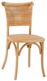 Καρέκλα HM8752.01 49x54x89cm Natural Rattan,Ξύλο