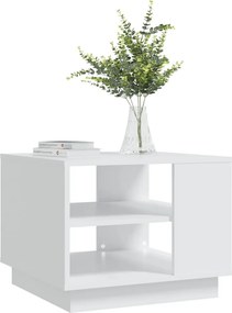 vidaXL Τραπεζάκι Σαλονιού Λευκό 55 x 55 x 43 εκ. από Επεξεργ. Ξύλο
