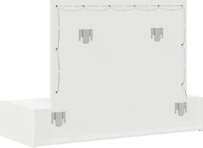 vidaXL Τραπέζι περιποίησης Λευκό 100 x 40 x 70 εκ. Επεξεργασμένο ξύλο