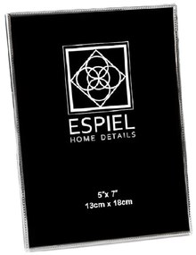 Κορνίζα Μεταλλική Ασημί ESPIEL 15x20εκ. FAM754