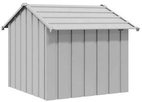 vidaXL Σπιτάκι σκύλου με οροφή 85x107x81 cm Γαλβανισμένος χάλυβας