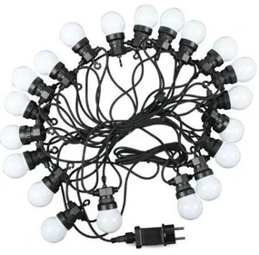 Αδιάβροχη Γιρλάντα IP44 Καλώδιο 10m 20xLED 6000Κ 217440 V-TAC-217440-Μαύρο 217440