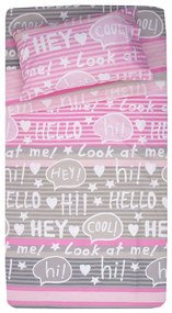 Κουβερλί Βρεφικό Σχ. Μόργκαν Pink Viopros 120x160cm 100% Cotton