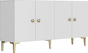 Console Simple 150 - White, Gold White
Gold