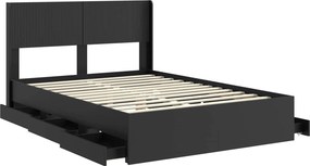 vidaXL Καλάθι με αποθήκη και κεφαλάρι Μαύρο 150 x 200 cm