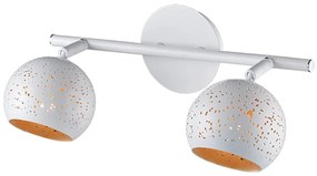 Σποτ Δίφωτο Aca Planetario GN762CWB White Matt