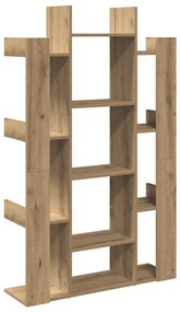 vidaXL Ντουλάπι βιβλίων Artisan Oak 86x25,5x140 cm Ξύλο μηχανής