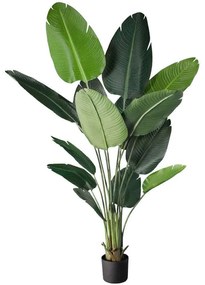 Τεχνητό Δέντρο Strelitzia 20027 Φ100x200cm Brown-Green GloboStar Πολυαιθυλένιο,Ύφασμα