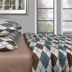 ΝΕΧΤ 3204 ΣΕΤ ΣΕΝΤΟΝΙΑ ΦΑΝΕΛΑ 100%CΟΤ. 240Χ260 ΑQUΑ 4ΤΕΜ