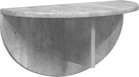 vidaXL Ράφι Τοίχου 2 τμχ. Σκυρόδεμα Γκρι 48 x 24 x 24 εκ