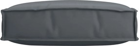vidaXL Μαξιλάρι Ανθρακί 60 x 60 x 12 cm Ύφασμα Όξφορντ