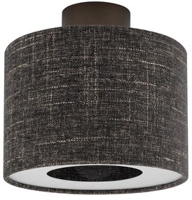 Φωτιστικό Οροφής - Πλαφονιέρα Amarela S 11657 23x22.1cm 15W 1xE27 Choco-Black Nowodvorski