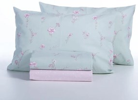 Σετ Σεντόνια Υπέρδιπλα 240x270 Irida Mint 5205495607276
