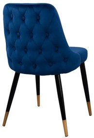 ΚΑΡΕΚΛΑ SERENITY HM8527.08 ΑΠΟ ΒΕΛΟΥΔΟ ΜΠΛΕ ΜΕ ΜΕΤΑΛΛΙΚΟ ΣΚΕΛΕΤΟ 51Χ58Χ83Υ εκ.