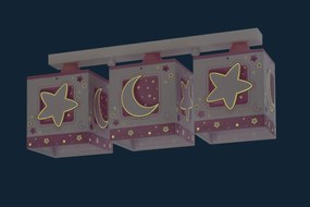 Φωτιστικό οροφής Ango Moon τρίφωτο-Roz