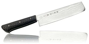 Μαχαίρι Nakiri Gai F-1350 16,5cm Από Δαμασκηνό Ατσάλι Silver-Black Tojiro Stainless Steel