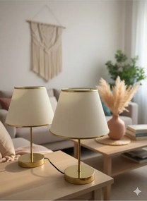 Stewehome μοντέρνο μεταλλικό φωτιστικό επιτραπέζιο με αμπαζούρ