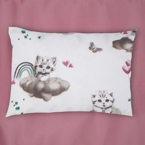 Μαξιλαροθήκη Παιδική Kitten 560 Petrol DimCol 35X45 100% Cotton