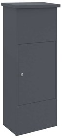vidaXL Θυρίδα Πακέτων Ανθρακί 44.5 x 29 x 110.5 εκ Ατσάλι