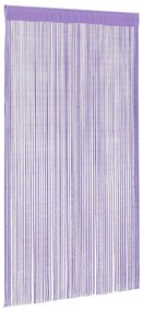 vidaXL Κουρτίνες με Κρόσσια 2 τεμ. Μοβ 140 x 250 εκ.
