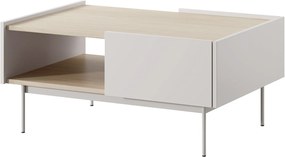 Lh-homefurniture Τραπεζάκι &quot;Color&quot; Cashmere + Φυσικό  97x45x65cm P_CLR_40_CH