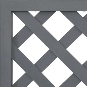 vidaXL Καφασωτά Γκρι 2 τεμ. 65 x 33x 135 εκ. από WPC