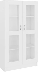 vidaXL Βιτρίνα Λευκή 82,5 x 30,5 x 150 εκ. Επεξ. Ξύλο