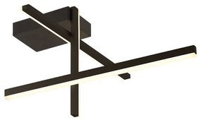 Φωτιστικό Πλαφονιέρα LED Dimmable Zambelis 22025 Black Matt