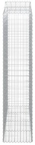 vidaXL Συρματοκιβώτια Τοξωτά 15 τεμ. 200x50x220/240 εκ. Γαλβαν. Ατσάλι