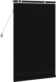 vidaXL Βενετσιάνικη Σκίαση Μαύρο 75 x 130 εκ 35 mm