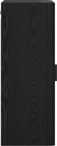 vidaXL Επιτοίχιο ντουλάπι Μαύρη Οξυά 34,5 x 34 x 90 εκ.