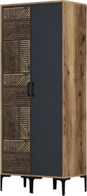 Stewehome Ντουλάπα με δύο πόρτες (PS) 80x47x201 cm
