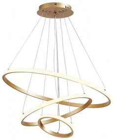 Φωτιστικό Led Οροφής 44W 4000K 60x60cm Χρυσό HLL-0078 POWERTECH HLL-0078