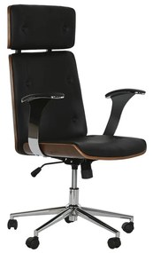 Καρέκλα Γραφείου Home ESPRIT Μαύρο
