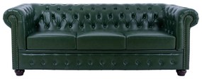 ΚΑΝΑΠΕΣ 3ΘΕΣΙΟΣ T.CHESTERFIELD HM3009.08 ΤΕΧΝΟΔΕΡΜΑ ΚΥΠΑΡΙΣΣΙ 208x90x73 εκ.
