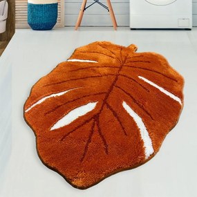Πατάκι Μπάνιου Frunze 359CHL2608 Orange-White L'essentiel Maison 80X120 Acrylic