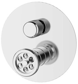 Μίκτης Ντους Διπλός Inna 23568 Chrome Karag Κεραμικό,Ορείχαλκος