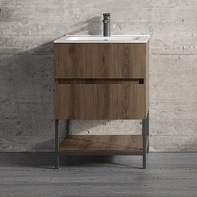 Furnibath K 61 - Βάση Επιπλου με Συρταρια και Ραφι 61x46 - 384