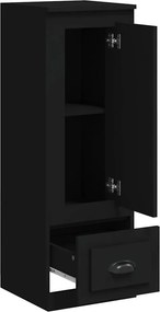 vidaXL Ντουλάπι Μαύρο 36x35,5x103,5 εκ. από Επεξεργασμένο Ξύλο