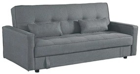 Καναπές - Κρεβάτι Με Αποθηκευτικό Χώρο Open Ε9687,1 Grey Ξύλο,Ύφασμα